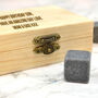 Personalised Whisky Stones Gift Set In A Pinewood Box, thumbnail 1 of 5