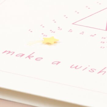 Personalised Blue Initial 'Make A Wish' Birthday Card, 3 of 5