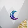 Rainbow Ombre Personalised LED Hanging Moon Light, thumbnail 4 of 12