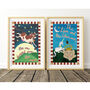The Cow Jumped Over The Moon Vintage Nursery Print, thumbnail 4 of 12