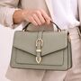 Personalised Jane Buckle Top Handle Cross Body Bag, thumbnail 3 of 6