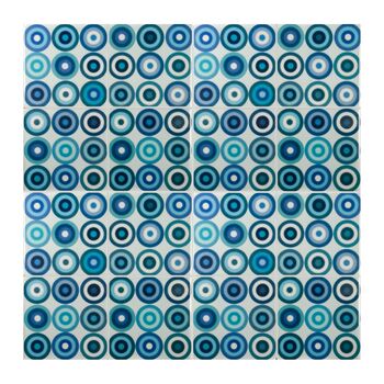 Denim Blue Circles Tile, 12 of 12