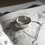 Personalised Mountain Landscape Skyline Ring, thumbnail 5 of 10