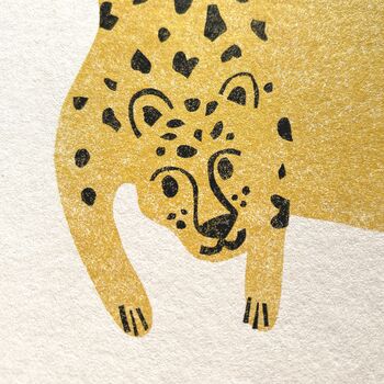 L For Leopard Children's Initial Print, 2 of 3