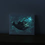Angler Fish Glow In The Dark Canvas, thumbnail 3 of 5