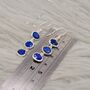 Lapis Lazuli Sterling Silver Earrings, thumbnail 3 of 5