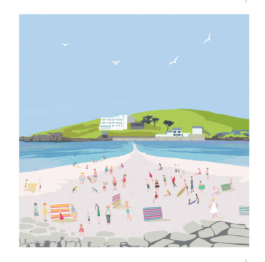 Set Of Four South Devon Cards By Betty Boyns