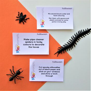 Halloween Play Prompts Activity Cards, 3 of 5