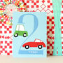 Mini Cars 2nd Birthday Card, thumbnail 3 of 5