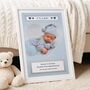 New Baby Boy Photo Print Personalised New Baby Gift – ‘It’s A Boy’, thumbnail 1 of 6