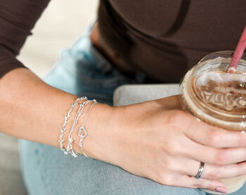 Silver 60th Birthday Bracelet For Her, 6 of 10