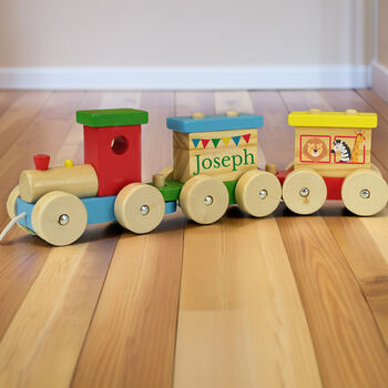 Personalised Circus Toy Train, 3 of 8
