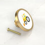 Boys Bedroom Knobs Construction Truck Vehicles Drawer Door Cupboard Cabinet Handle Available In A Gold, Silver, Black And Antique Gold Base, thumbnail 7 of 7