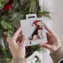 Airedale / Welsh Terrier Christmas Tree Decoration Personalisation Available, thumbnail 2 of 5