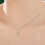 Delicate Olive Leaf Pendant Necklace In Sterling Silver, thumbnail 6 of 12