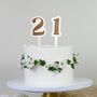 Digit Number Birthday Cake Topper, thumbnail 1 of 4