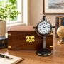 Personalised 9th Anniversary Bronze Desk Clock, thumbnail 10 of 12