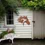 Rusted Metal Horse Dog Cat Scene Animal Wall Art, thumbnail 9 of 10