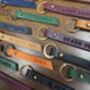 Haworth Personalised Leather Keyring, thumbnail 6 of 6