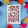 Personalised Papercut New Baby Card, thumbnail 1 of 10