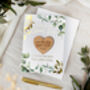 Save The Date Magnet With A Botanical Gold Foil Card, thumbnail 3 of 9