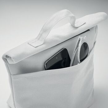 Recycled Cotton Rolltop Cooler Bag, 3 of 12
