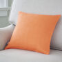 Vibrant Orange Herringbone Cushion Cover, thumbnail 2 of 2