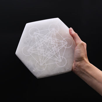 Direction And Decision Selenite Charging Plate | 18cm, 2 of 2