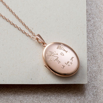 Personalised My Favourite Drawing Locket, 5 of 11