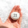 Gift For 21st Birthday Porcelain Pebble, thumbnail 5 of 7