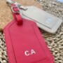 Genuine Leather Personalised Luggage Tag, thumbnail 3 of 4
