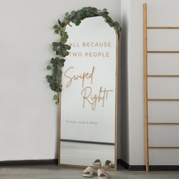 Personalised Online Dating Wedding Sticker: Swiped Right, 2 of 7