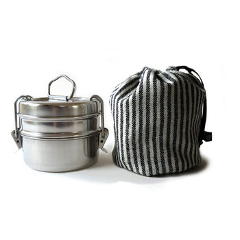 Tiffin Tin With Welsh Wool Case, 4 of 7
