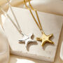 Large Personalised Fortune Starfish Necklace, thumbnail 2 of 6
