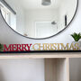 Merry Christmas Wooden Standing Sign With Stand, thumbnail 2 of 6