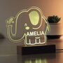 Personalised Elephant LED Night Light, thumbnail 4 of 11