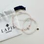 Rose Quartz 'Mummy And Me' Gemstone Bracelet Set, thumbnail 1 of 4