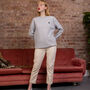 Embroidered Stacked Initials Year Sweatshirt Mini, thumbnail 2 of 9