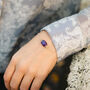 Sterling Silver Amethyst Bracelet, thumbnail 1 of 7