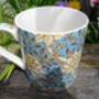 Jumbo Mug In Vintage William Morris Blue Chrysanthemum Design, thumbnail 6 of 7