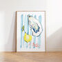 Al Fresco Oysters And Lemons Illustrated Art Print, thumbnail 4 of 7