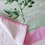 Indian Chrysanthemum Print Cotton Tea Towel, thumbnail 5 of 6