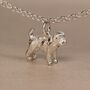 Personalised 3D Cockapoo Silver Chain Bracelet, thumbnail 2 of 9