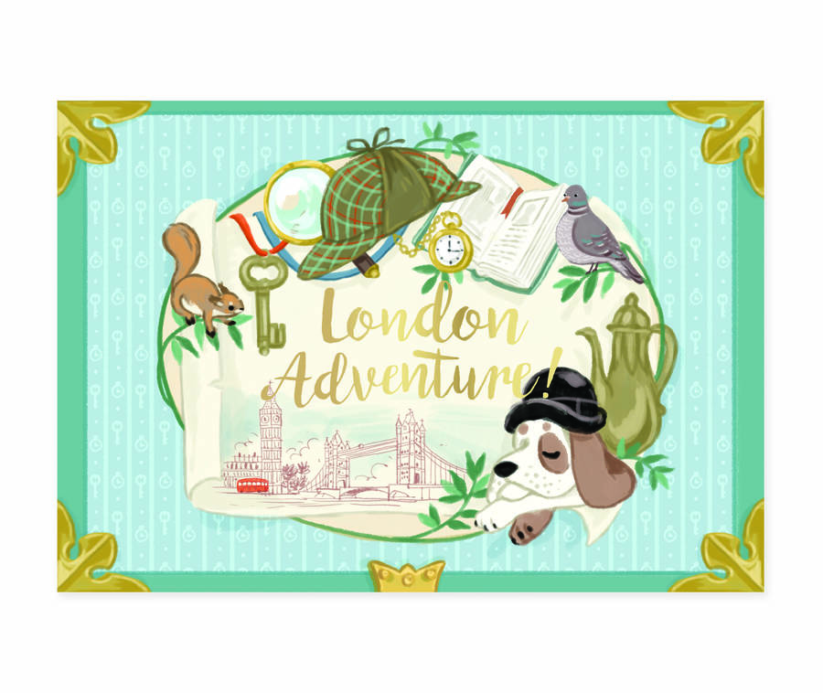 London Adventure Music Box Card By My Design Co.