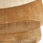 Natural Mango Wood Three Pebble Table Lamp, thumbnail 8 of 9