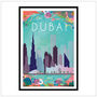 Dubai, My Dubai Landmarks Art Print, thumbnail 2 of 3