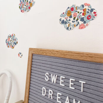 Liberty Fabric Cloud Wall Stickers, 7 of 8