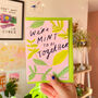 We're Mint To Be Together Valentines Greeting Card, thumbnail 2 of 2