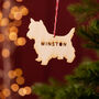 Personalised Wooden Pet Christmas Decoration, thumbnail 6 of 7
