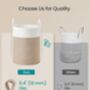 Kids Laundry Basket Cotton Rope Hamper, thumbnail 4 of 6